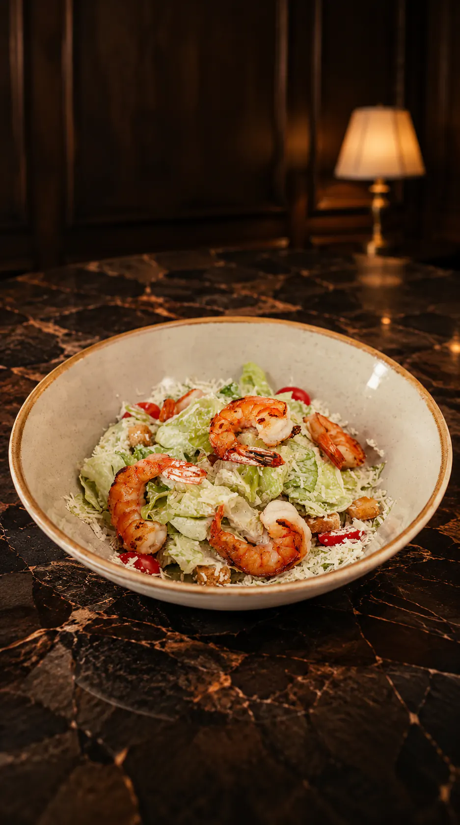 Krevetli Sezar Salatı