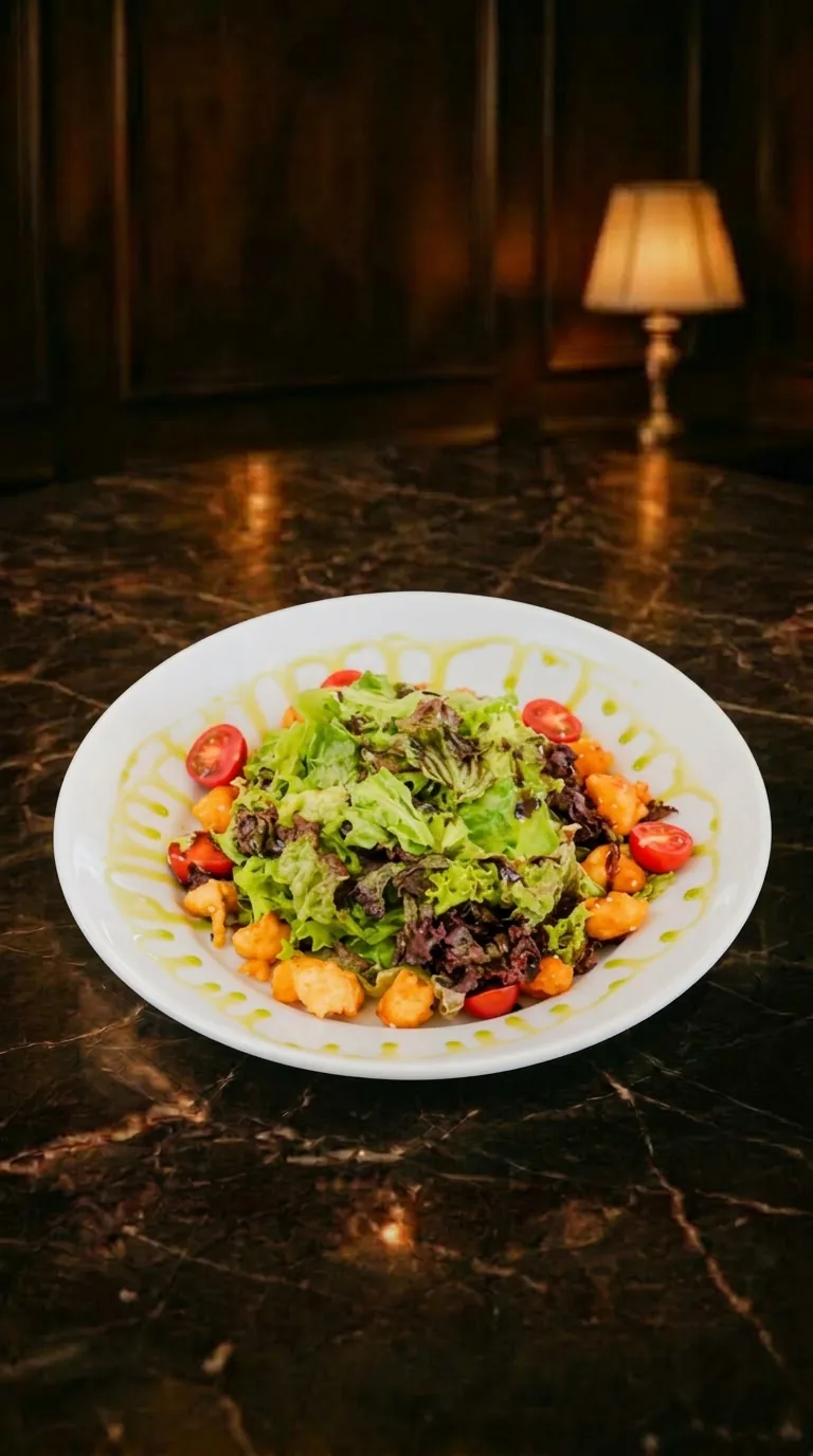 Krevetli Popkorn Salatı